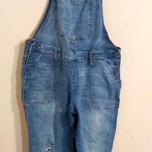 Arizona Jeans Distressed Overalls - XL